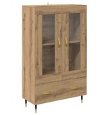 VidaXL Highboard Artisan Eiken 69,5 x 31 x 115 cm Bewerkt hout