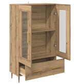 VidaXL Highboard met lade Artisan Eiken 69,5 x 31 x 115 cm