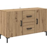 VidaXL Dressoir met lade Artisan Eiken 100 x 36 x 60 cm Bewerkt hout