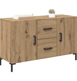 VidaXL Dressoir met lade Artisan Eiken 100 x 36 x 60 cm Bewerkt hout