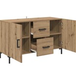 VidaXL Dressoir met lade Artisan Eiken 100 x 36 x 60 cm Bewerkt hout