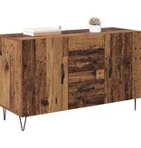 VidaXL Dressoir met lade Oud Hout 100 x 36 x 60 cm Bewerkt hout