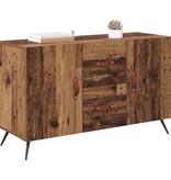 VidaXL Dressoir met lade Oud Hout 100 x 36 x 60 cm Bewerkt hout