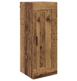 VidaXL Wandkast Oud Hout 34,5 x 34 x 90 cm Bewerkt hout