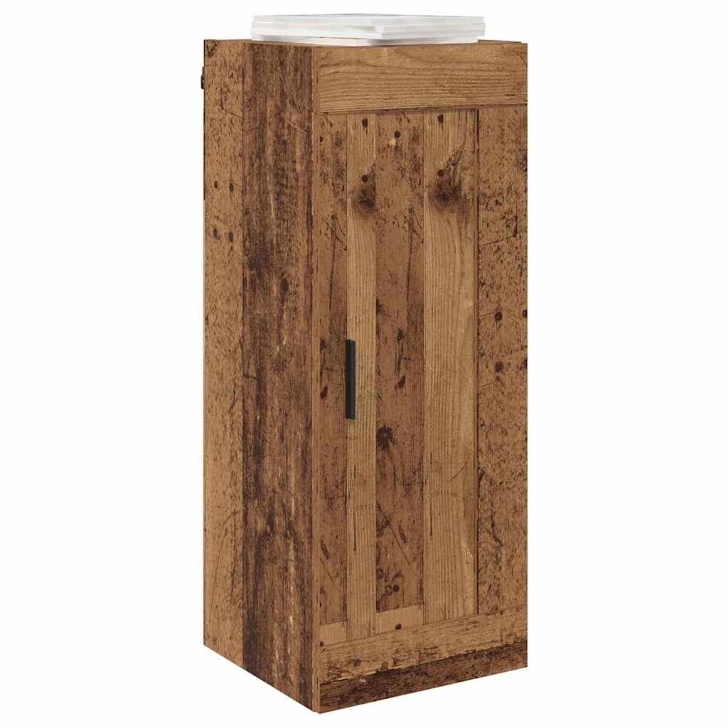 VidaXL Wandkast Oud Hout 34,5 x 34 x 90 cm Bewerkt hout