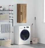 VidaXL Wandkast Artisan Eiken 34,5 x 34 x 90 cm Bewerkt hout