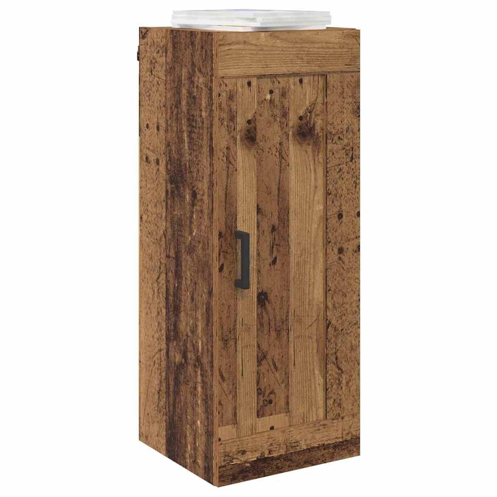 VidaXL Wandkast Oud Hout 34,5 x 34 x 90 cm Bewerkt hout