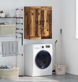 VidaXL Wandkast Oud Hout 69,5 x 34 x 90 cm Bewerkt hout