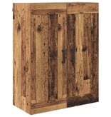 VidaXL Wandkast Oud Hout 69,5 x 34 x 90 cm Bewerkt hout