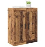 VidaXL Wandkast Oud Hout 69,5 x 34 x 90 cm Bewerkt hout
