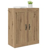 VidaXL Wandkast Artisan Eiken 69,5 x 34 x 90 cm Bewerkt hout