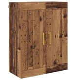 VidaXL Wandkast Oud Hout 69,5 x 34 x 90 cm Bewerkt hout
