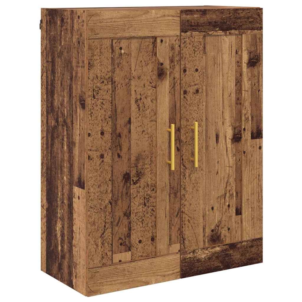 VidaXL Wandkast Oud Hout 69,5 x 34 x 90 cm Bewerkt hout