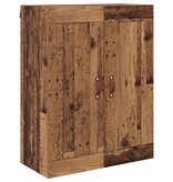 VidaXL Wandkast Oud Hout 69,5 x 34 x 90 cm Bewerkt hout