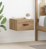 VidaXL Wandkastje Artisan Eiken 35 x 35 x 20 cm Bewerkt hout