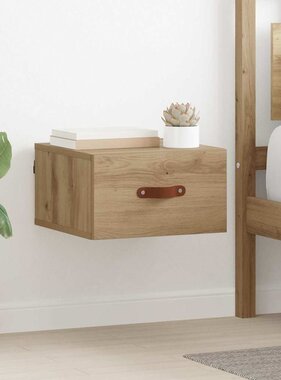 VidaXL Wandkastje Artisan Eiken 35 x 35 x 20 cm Bewerkt hout