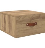 VidaXL Wandkastje Artisan Eiken 35 x 35 x 20 cm Bewerkt hout