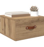 VidaXL Wandkastje Artisan Eiken 35 x 35 x 20 cm Bewerkt hout