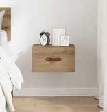 VidaXL Wandkastje Artisan Eiken 35 x 35 x 20 cm Bewerkt hout