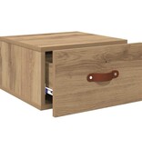 VidaXL Wandkastje Artisan Eiken 35 x 35 x 20 cm Bewerkt hout