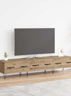 VidaXL TV-kast artisanaal eikenkleurig 150 x 36 x 30 cm Bewerkt hout
