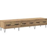 VidaXL TV-kast artisanaal eikenkleurig 150 x 36 x 30 cm Bewerkt hout