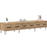 VidaXL TV-kast artisanaal eikenkleurig 150 x 36 x 30 cm Bewerkt hout