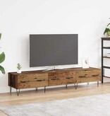 VidaXL TV-kast met lade Oud hout 150 x 36 x 30 cm Bewerkt hout
