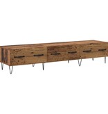 VidaXL TV-kast met lade Oud hout 150 x 36 x 30 cm Bewerkt hout