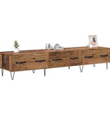 VidaXL TV-kast met lade Oud hout 150 x 36 x 30 cm Bewerkt hout