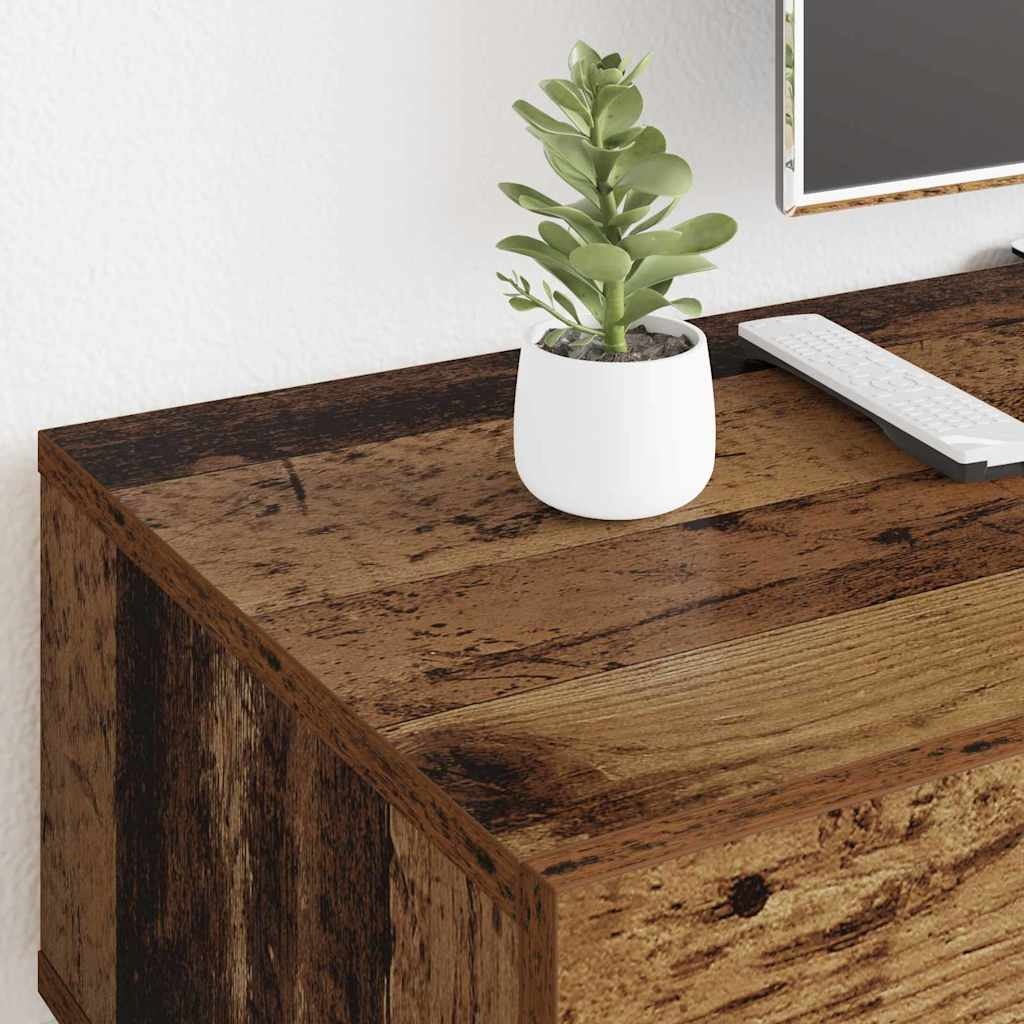 VidaXL TV-kast met lade Oud hout 150 x 36 x 30 cm Bewerkt hout