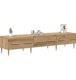 VidaXL TV-kast met lade Artisan Eiken 150 x 36 x 30 cm Bewerkt hout
