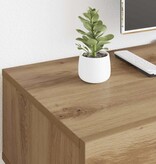 VidaXL TV-kast met lade Artisan Eiken 150 x 36 x 30 cm Bewerkt hout