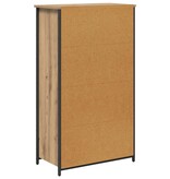 VidaXL Highboard Artisan Eiken 62 x 32 x 106,5 cm Bewerkt hout