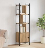 VidaXL Boekenkast Artisan Eiken 44,5 x 30 x 154,5 cm Bewerkt hout
