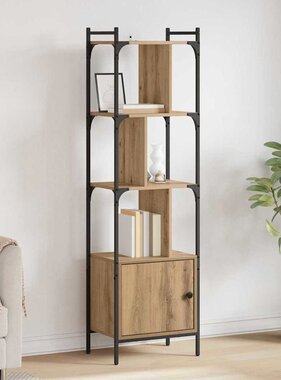 VidaXL Boekenkast Artisan Eiken 44,5 x 30 x 154,5 cm Bewerkt hout