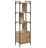 VidaXL Boekenkast Artisan Eiken 44,5 x 30 x 154,5 cm Bewerkt hout
