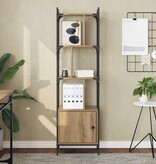 VidaXL Boekenkast Artisan Eiken 44,5 x 30 x 154,5 cm Bewerkt hout
