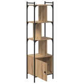 VidaXL Boekenkast Artisan Eiken 44,5 x 30 x 154,5 cm Bewerkt hout