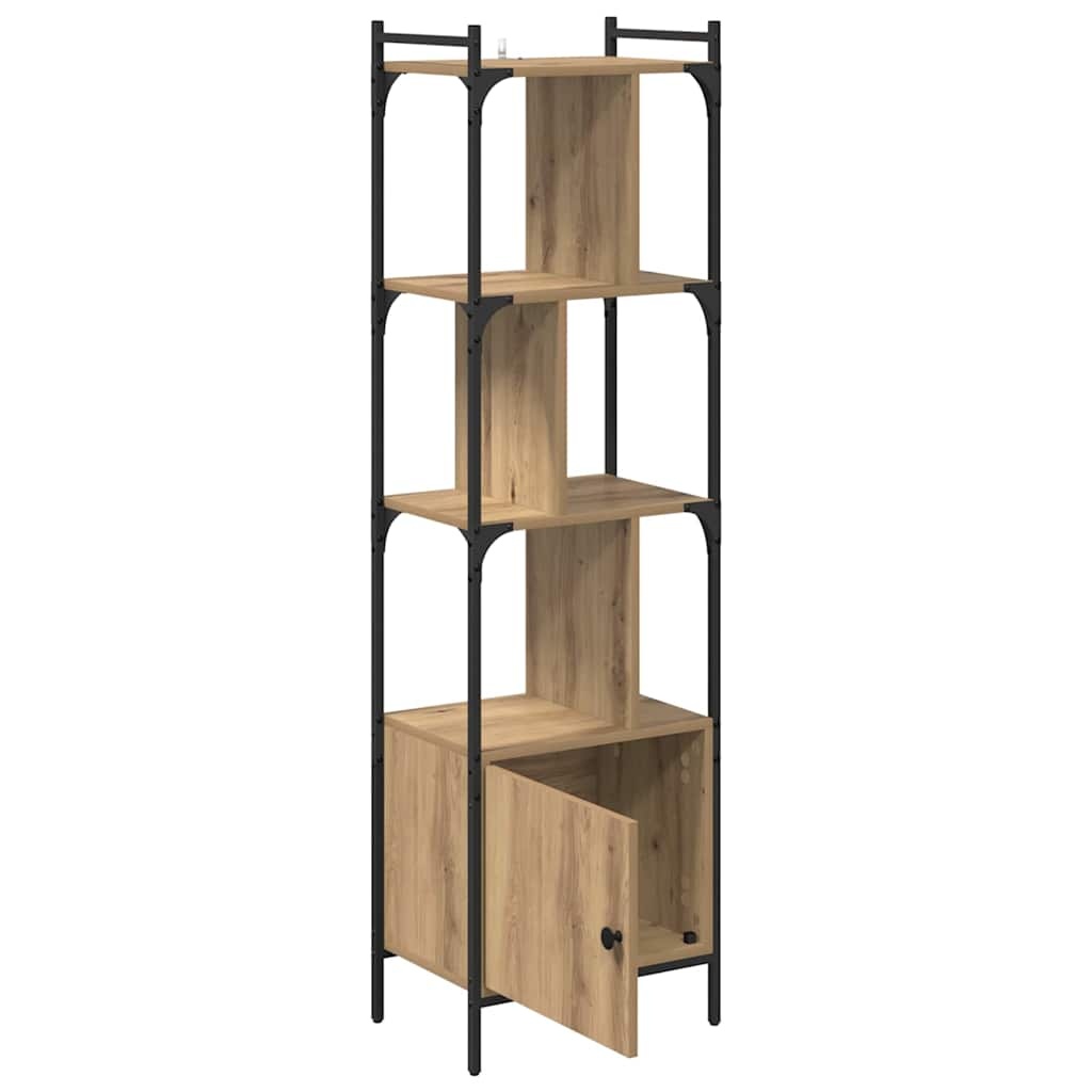 VidaXL Boekenkast Artisan Eiken 44,5 x 30 x 154,5 cm Bewerkt hout