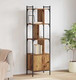 VidaXL Boekenkast Oud Hout 44,5 x 30 x 154,5 cm Bewerkt hout