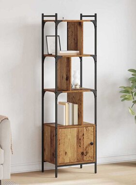 VidaXL Boekenkast Oud Hout 44,5 x 30 x 154,5 cm Bewerkt hout