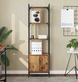 VidaXL Boekenkast Oud Hout 44,5 x 30 x 154,5 cm Bewerkt hout