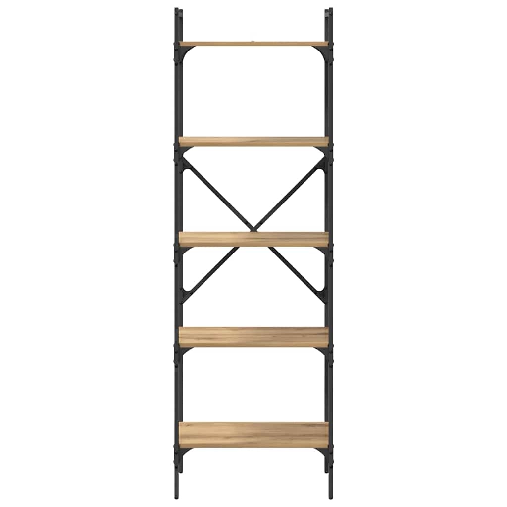 VidaXL Boekenkast Artisan Eiken 56 x 32 x 174 cm Bewerkt hout