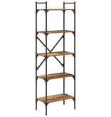 VidaXL Boekenkast Oud Hout 56 x 32 x 174 cm Bewerkt hout