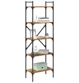 VidaXL Boekenkast Oud Hout 56 x 32 x 174 cm Bewerkt hout