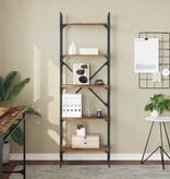 VidaXL Boekenkast Oud Hout 56 x 32 x 174 cm Bewerkt hout