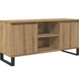 VidaXL TV-kast Artisan Eiken 104 x 35 x 50 cm Bewerkt hout