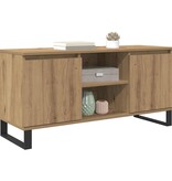 VidaXL TV-kast Artisan Eiken 104 x 35 x 50 cm Bewerkt hout