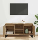VidaXL TV-kast Artisan Eiken 104 x 35 x 50 cm Bewerkt hout
